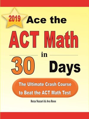 cover image of Ace the ACT Math in 30 Days